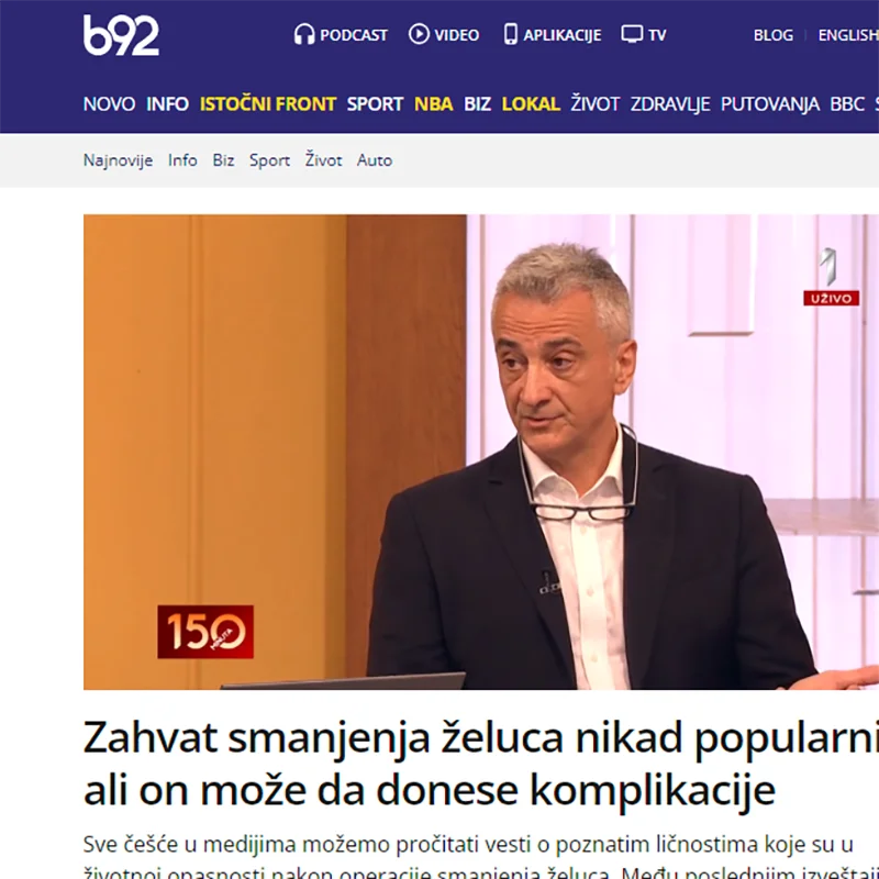 Zahvat operacija smanjenja zeluca nikad popularniji